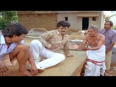ಪೂಜಾರಿಗೆ ಒದ್ದು ಪುಣ್ಯಾತ್ಮ ಅನಿಸಿಕೊಂಡ ಜಗ್ಗೇಶ್ Comedy | Solillada Saradara Kannada Movie Part 06