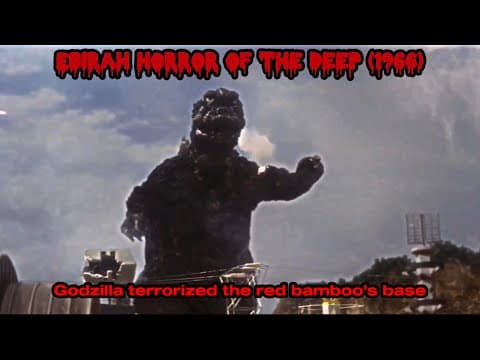 Ebirah horror of the deep (1966)   Godzilla terrorized the red bamboo’s base