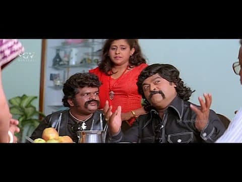 Jaggesh Plan To Stay In Heroine Home Super Comedy Scenes | Tennis Krishna | Patela Kannada Movie
