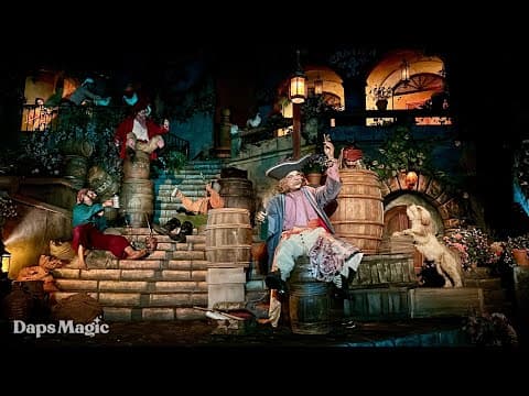 Pirates of the Caribbean | Disneyland Resort 2024 4K