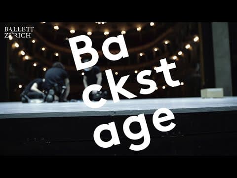 Hinter dem Vorhang: «Winterreise» mit Stefan Schwender - Ballett Zürich