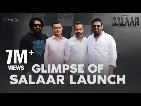 Glimpse Of Salaar Launch