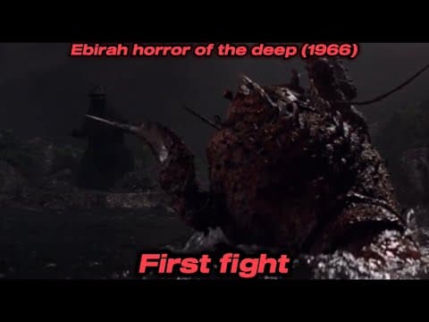 Ebirah horror of the deep (1966)   First fight