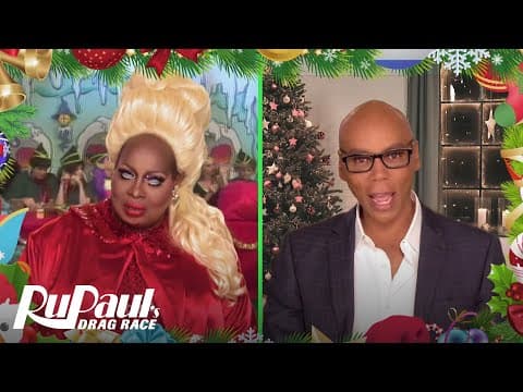 Green Screen Christmas 'You're the Star' w/ Latrice Royale | RuPaul's Drag Race