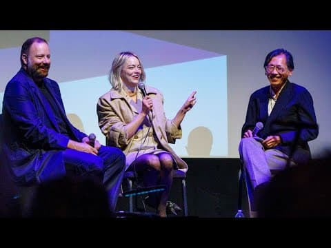 Emma Stone and Yorgos Lanthimos on Bleat