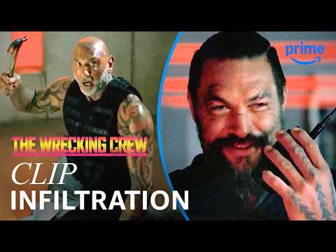 Jason Momoa & Dave Bautista Storm an Enemy Base - Clip