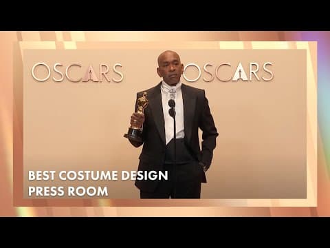 Paul Tazewell 'Wicked' Best Costume Design Press Room Speech | 97th Oscars (2025)