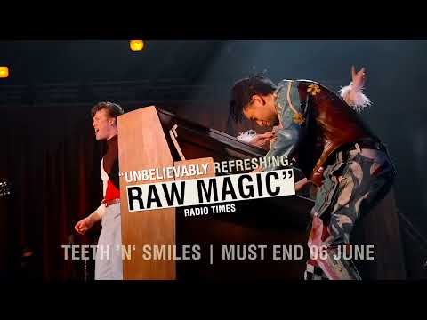 Let's have a party! TEETH 'N' SMILES is playing until 6 June at the Duke of York's Theatre.