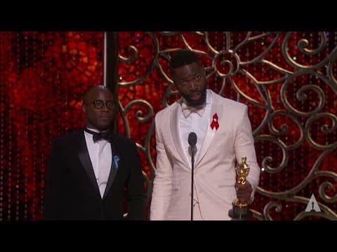 "Moonlight" wins Best Adapted Screenplay | 89th Oscars (2017)