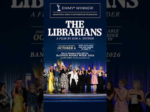 'The Librarians' film accepts 2026 Primetime Emmy for Exceptional Merit In Documentary Filmmaking