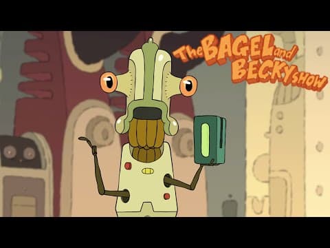 The Evil Robot Travel Assistant - Old Man JenkinsBot's Workshop | The Bagel & Becky Show