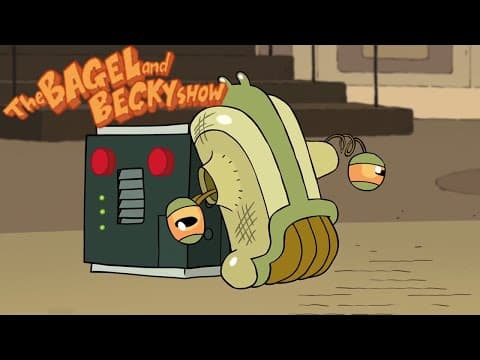 Evil Party Box Demonstration - Old Man Jenkinsbot's Workshop - The Bagel & Becky Show