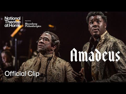 Official Clip | Mozart's Shocking Accusation | Amadeus - National Theatre at Home