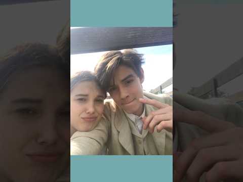 Millie Bobby Brown and Louis Partridge recreate THE photo