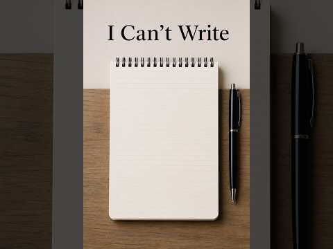 I Can't Write