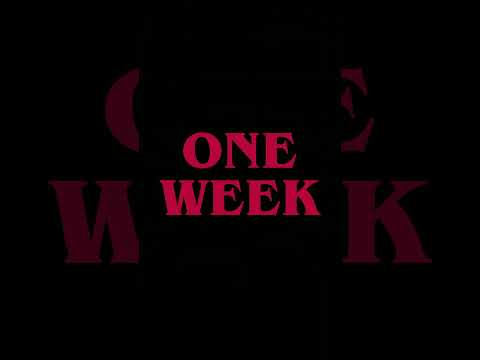 One week to go