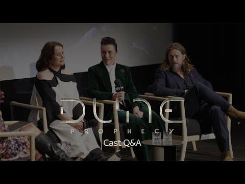 Emily Watson, Olivia Williams & Travis Fimmel Tease Dune: Prophecy | Q&A At The Dune Premiere