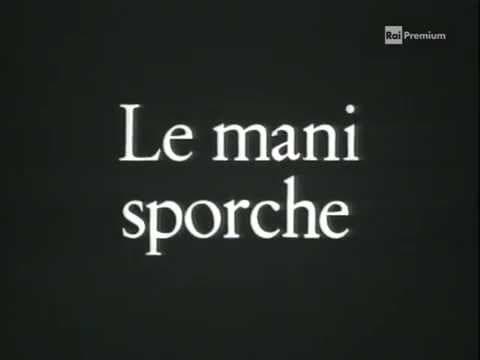 SCENEGGIATO TV  "LE MANI SPORCHE" DI E.PETRI   1978