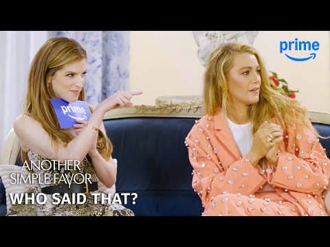 Cast Plays 'Who Said That?'