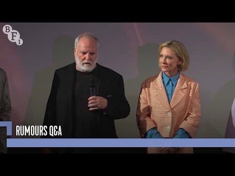 Cate Blanchett, Guy Maddin and the cast of Rumours | BFI London Film Festival 2024