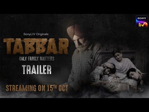 Tabbar | Official Trailer | SonyLIV Originals | Streaming on 15th October