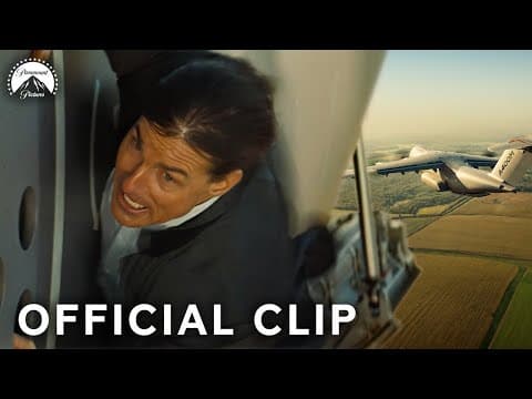 Ethan Hangs Onto Plane Full Scene