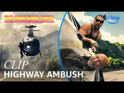 Jason Momoa & Dave Bautista vs. Highway Ambush - Clip
