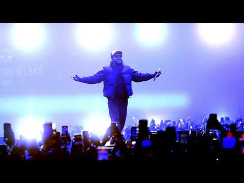 spotify billions club live with the weeknd but im six drinks in and my phone ran out of storage :(