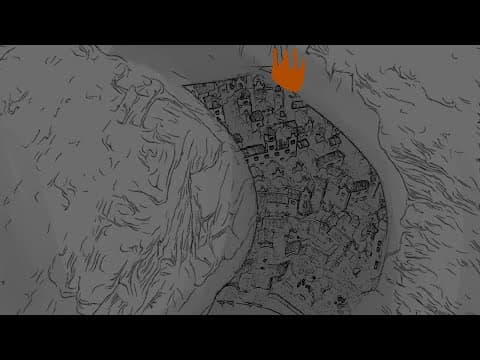 Original Storyboard Test for “Thera: The Inverted Planet”