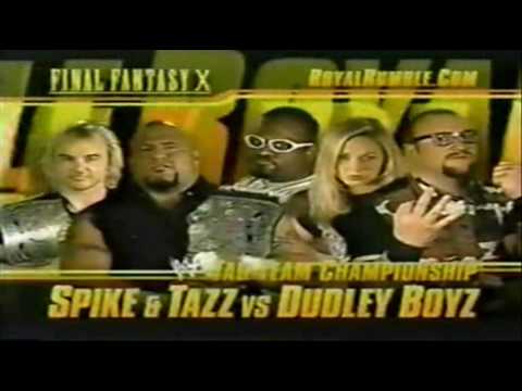 WWF Royal Rumble 2002 Matchcard