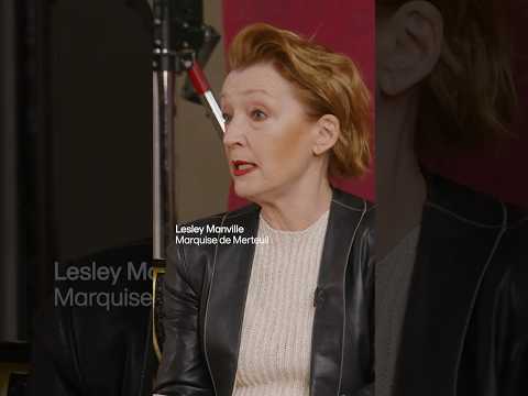 Lesley Manville first filmed show! #LesLiaisonsDangereuses #ntlive