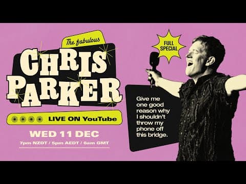 Chris Parker (Comedy Special) Give Me One Good Reason Why I Shouldn't Throw My Phone Off This Bridge